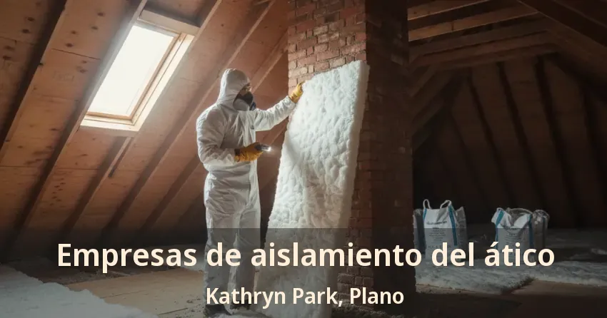 Empresas de aislamiento del ático Kathryn Park, Plano - TX
