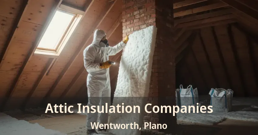 Attic Insulation Companies Wentworth, Plano - TX