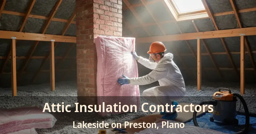 Attic Insulation Contractors Lakeside on Preston, Plano - TX
