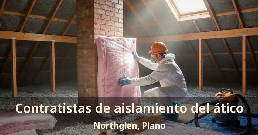 Contratistas de aislamiento del ático Northglen, Plano - TX