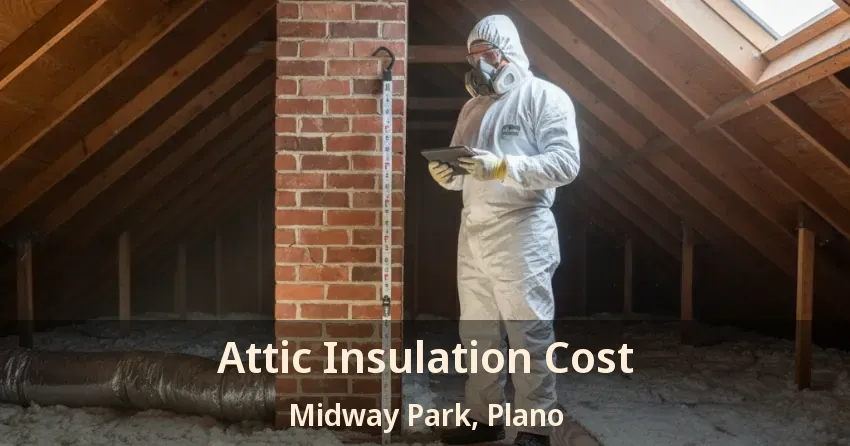 Attic Insulation Cost Midway Park, Plano - TX