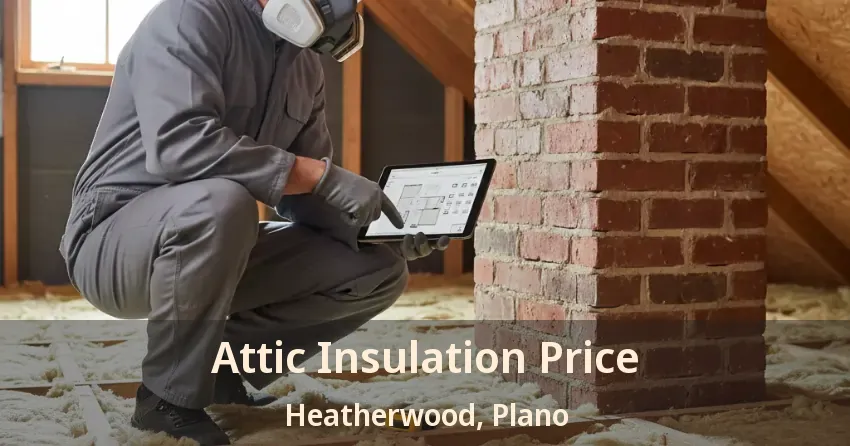 Attic Insulation Price Heatherwood, Plano - TX
