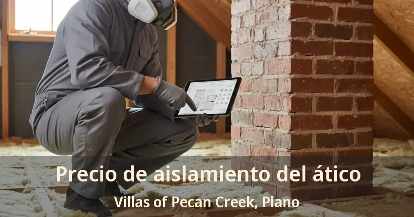 Precio de aislamiento del ático Villas of Pecan Creek, Plano - TX