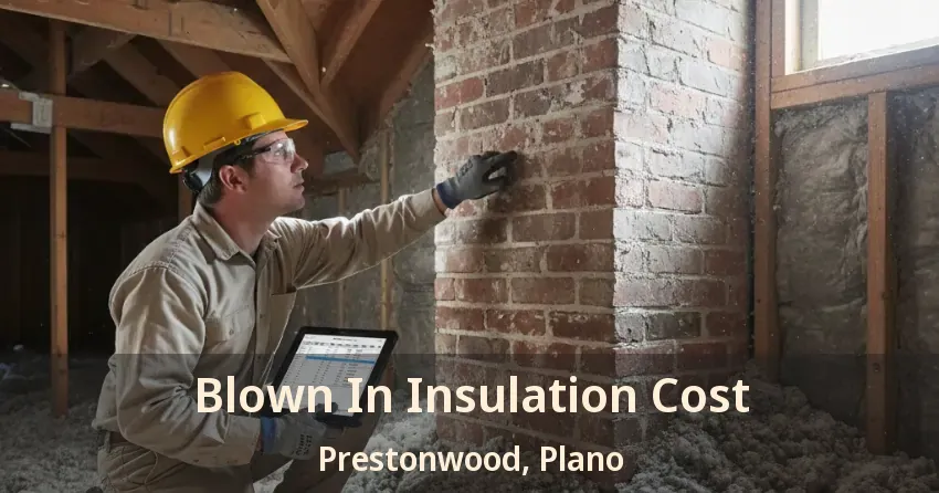 Blown In Insulation Cost Prestonwood, Plano - TX