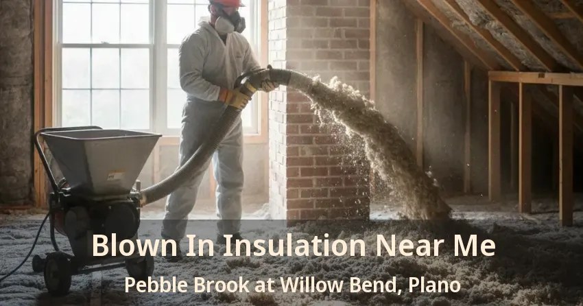Blown In Insulation Near Me Pebble Brook at Willow Bend, Plano - TX
