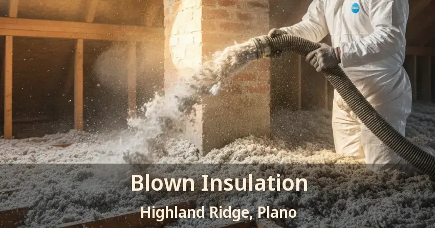 Blown Insulation Highland Ridge, Plano - TX