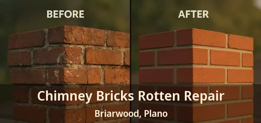 Chimney Bricks Rotten Repair Briarwood, Plano - TX Chimney Bricks Rotten Repair Briarwood, Plano - TX
