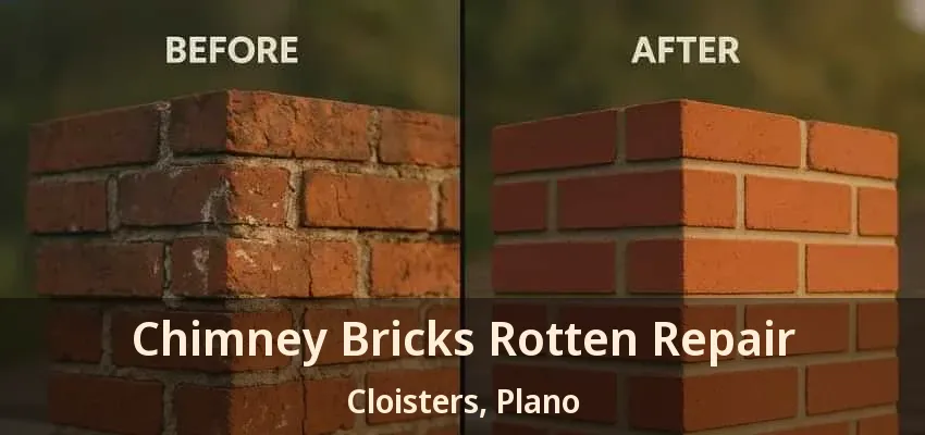Chimney Bricks Rotten Repair Cloisters, Plano - TX Chimney Bricks Rotten Repair Cloisters, Plano - TX