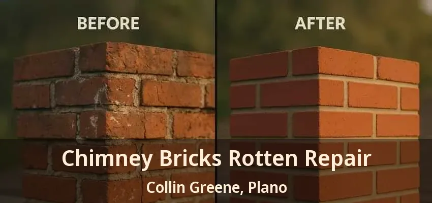Chimney Bricks Rotten Repair Collin Greene, Plano - TX Chimney Bricks Rotten Repair Collin Greene, Plano - TX