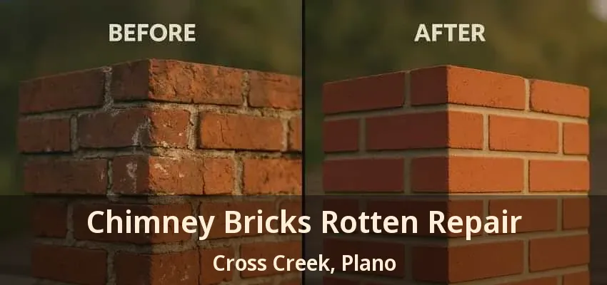 Chimney Bricks Rotten Repair Cross Creek, Plano - TX Chimney Bricks Rotten Repair Cross Creek, Plano - TX