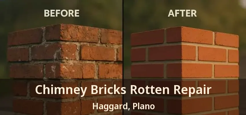 Chimney Bricks Rotten Repair Haggard, Plano - TX Chimney Bricks Rotten Repair Haggard, Plano - TX