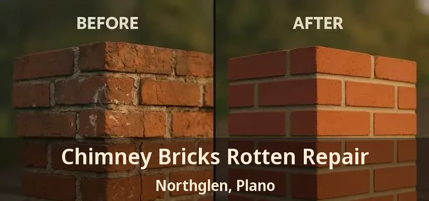 Chimney Bricks Rotten Repair Northglen, Plano - TX Chimney Bricks Rotten Repair Northglen, Plano - TX