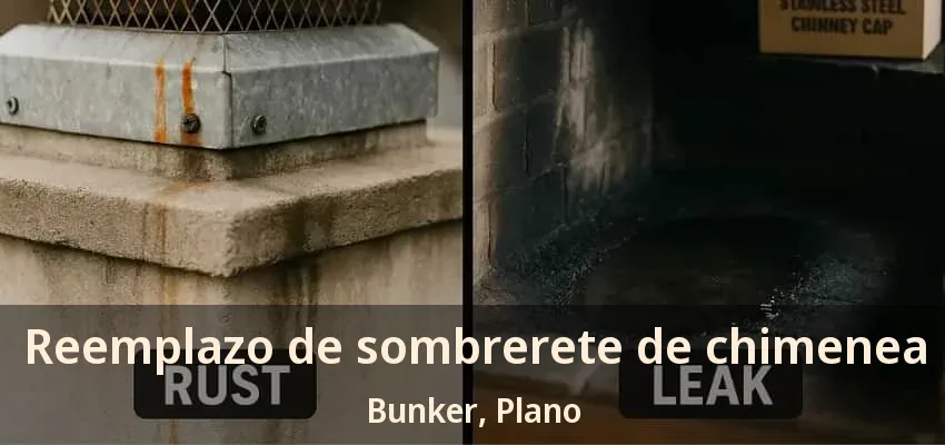 Reemplazo de sombrerete de chimenea Bunker, Plano - TX