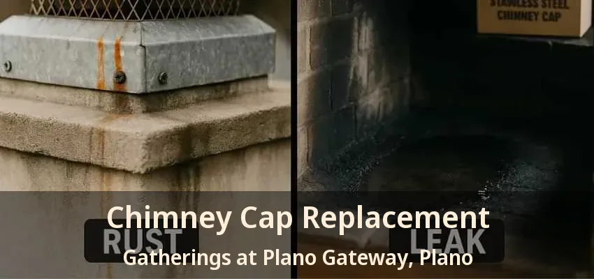 Chimney Cap Replacement Gatherings at Plano Gateway, Plano - TX Chimney Cap Replacement Gatherings at Plano Gateway, Plano - TX