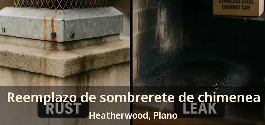 Reemplazo de sombrerete de chimenea Heatherwood, Plano - TX