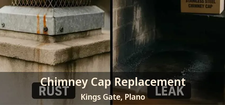 Chimney Cap Replacement Kings Gate, Plano - TX Chimney Cap Replacement Kings Gate, Plano - TX