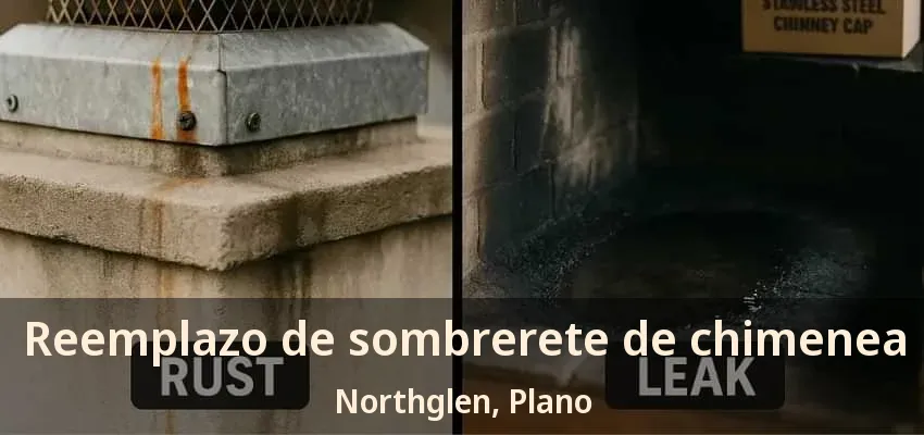 Reemplazo de sombrerete de chimenea Northglen, Plano - TX
