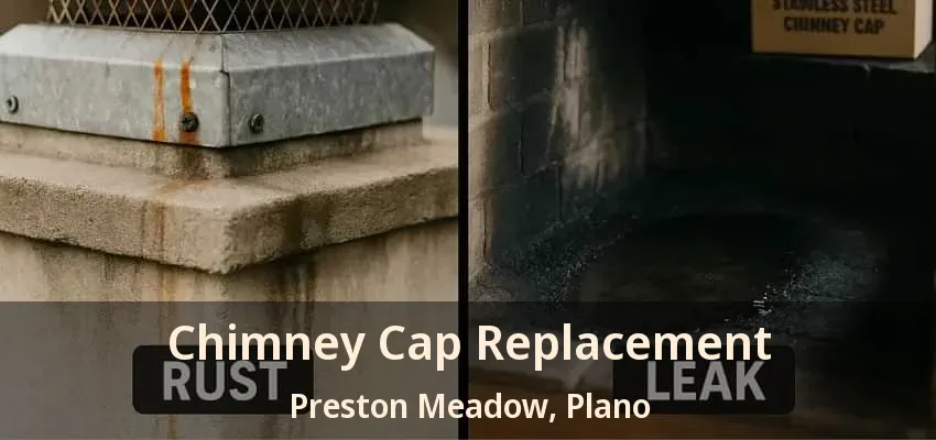 Chimney Cap Replacement Preston Meadow, Plano - TX Chimney Cap Replacement Preston Meadow, Plano - TX