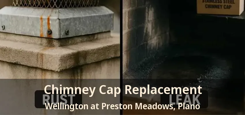 Chimney Cap Replacement Wellington at Preston Meadows, Plano - TX Chimney Cap Replacement Wellington at Preston Meadows, Plano - TX