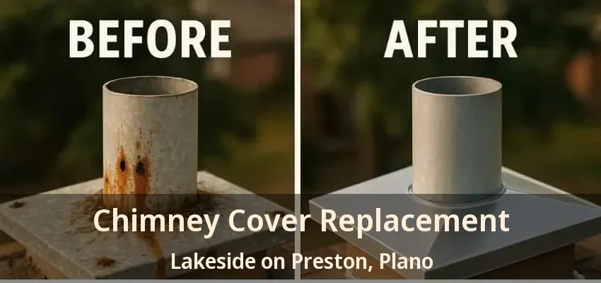 Chimney Cover Replacement Lakeside on Preston, Plano - TX Chimney Cover Replacement Lakeside on Preston, Plano - TX