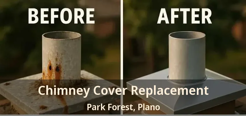 Chimney Cover Replacement Park Forest, Plano - TX Chimney Cover Replacement Park Forest, Plano - TX