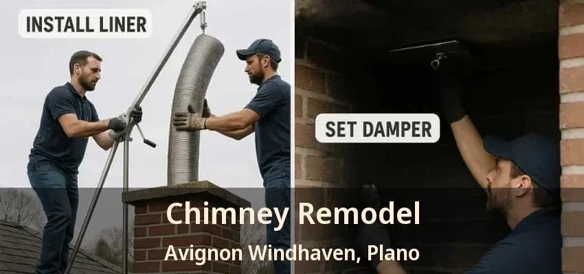 Chimney Remodel Avignon Windhaven, Plano - TX Chimney Remodel Avignon Windhaven, Plano - TX