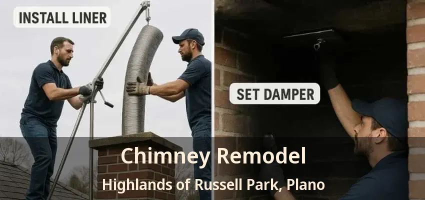 Chimney Remodel Highlands of Russell Park, Plano - TX Chimney Remodel Highlands of Russell Park, Plano - TX