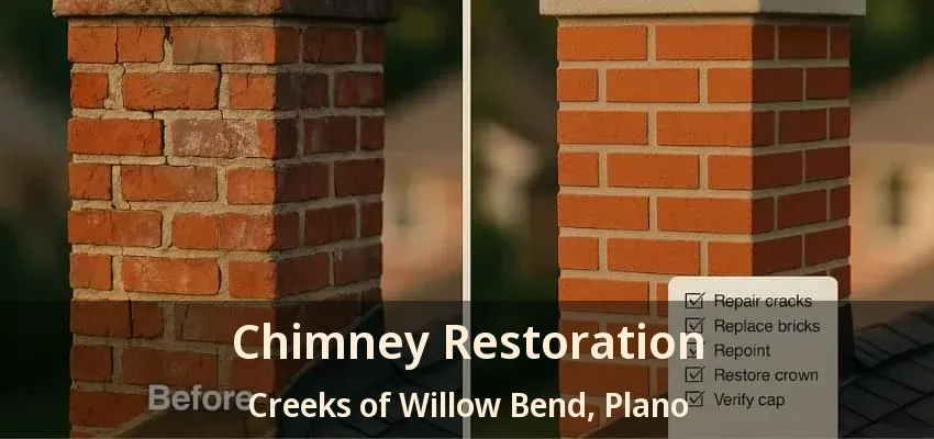 Chimney Restoration Creeks of Willow Bend, Plano - TX Chimney Restoration Creeks of Willow Bend, Plano - TX