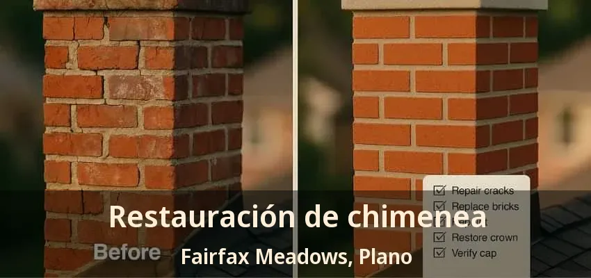 Restauración de chimenea Fairfax Meadows, Plano - TX