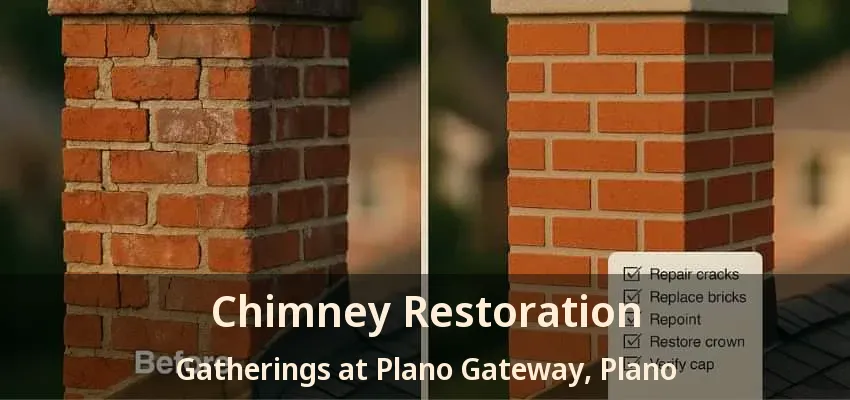 Chimney Restoration Gatherings at Plano Gateway, Plano - TX Chimney Restoration Gatherings at Plano Gateway, Plano - TX