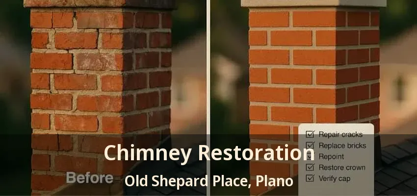 Chimney Restoration Old Shepard Place, Plano - TX Chimney Restoration Old Shepard Place, Plano - TX
