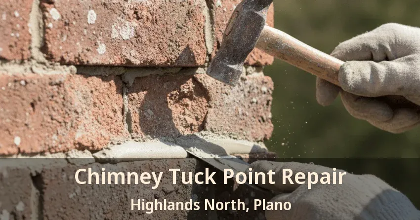 Chimney Tuck Point Repair Highlands North, Plano - TX