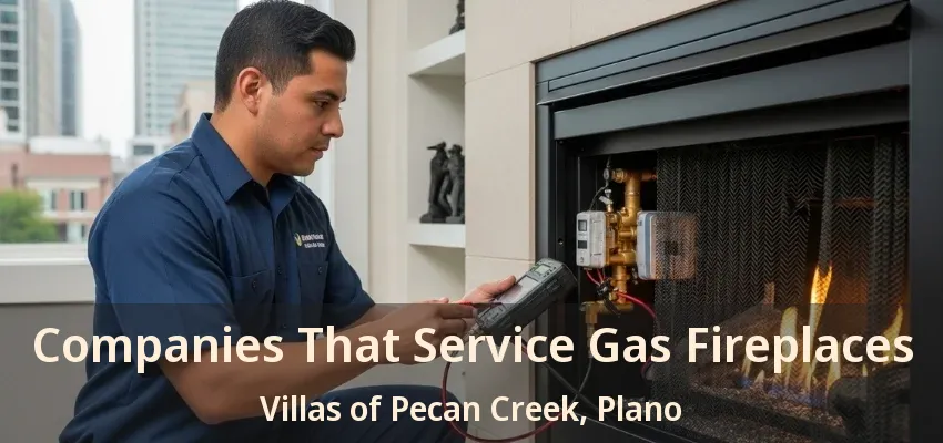 Companies That Service Gas Fireplaces Villas of Pecan Creek, Plano - TX