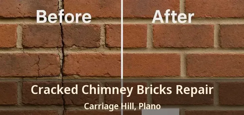 Cracked Chimney Bricks Repair Carriage Hill, Plano - TX