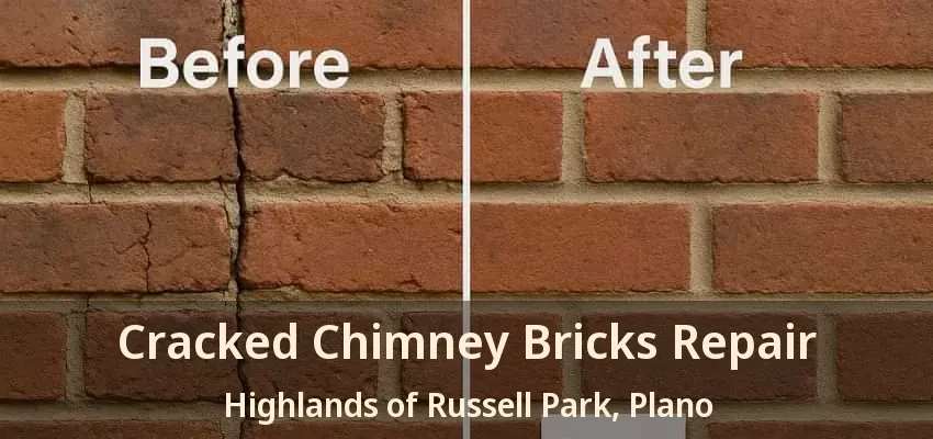 Cracked Chimney Bricks Repair Highlands of Russell Park, Plano - TX Cracked Chimney Bricks Repair Highlands of Russell Park, Plano - TX