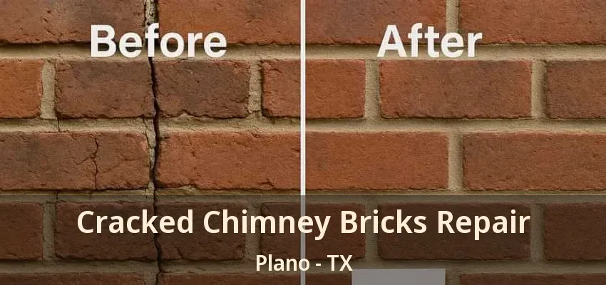 Cracked Chimney Bricks Repair Plano - TX