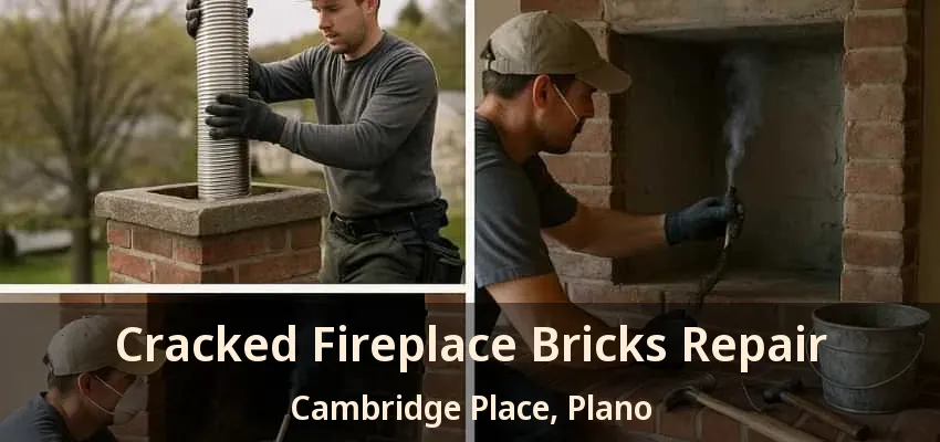 Cracked Fireplace Bricks Repair Cambridge Place, Plano - TX Cracked Fireplace Bricks Repair Cambridge Place, Plano - TX