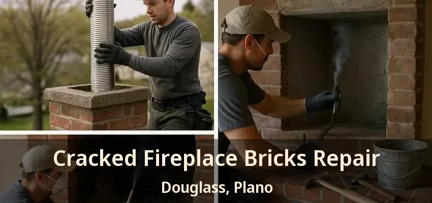 Cracked Fireplace Bricks Repair Douglass, Plano - TX Cracked Fireplace Bricks Repair Douglass, Plano - TX