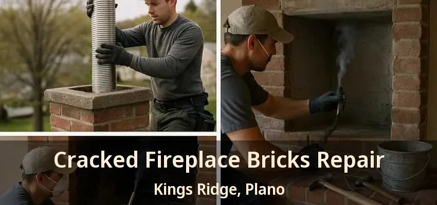 Cracked Fireplace Bricks Repair Kings Ridge, Plano - TX Cracked Fireplace Bricks Repair Kings Ridge, Plano - TX