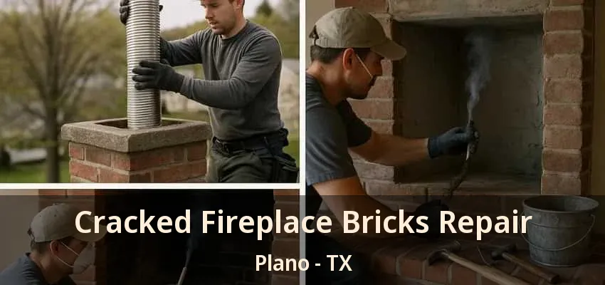 Cracked Fireplace Bricks Repair Plano - TX Cracked Fireplace Bricks Repair Plano - TX
