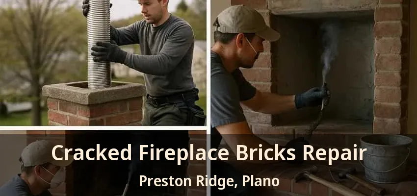 Cracked Fireplace Bricks Repair Preston Ridge, Plano - TX Cracked Fireplace Bricks Repair Preston Ridge, Plano - TX