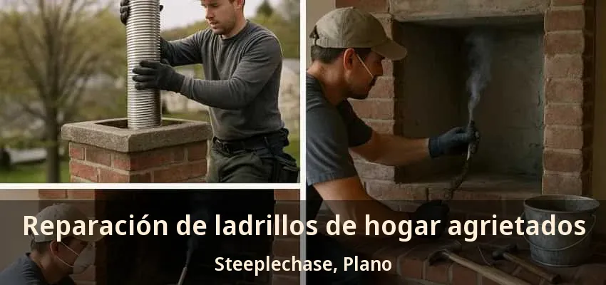 Reparación de ladrillos de hogar agrietados Steeplechase, Plano - TX