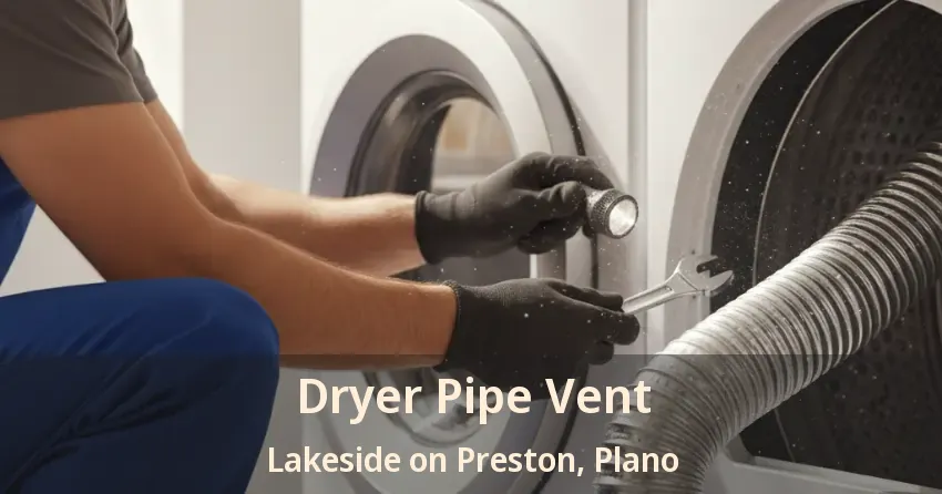 Dryer Pipe Vent Lakeside on Preston, Plano - TX