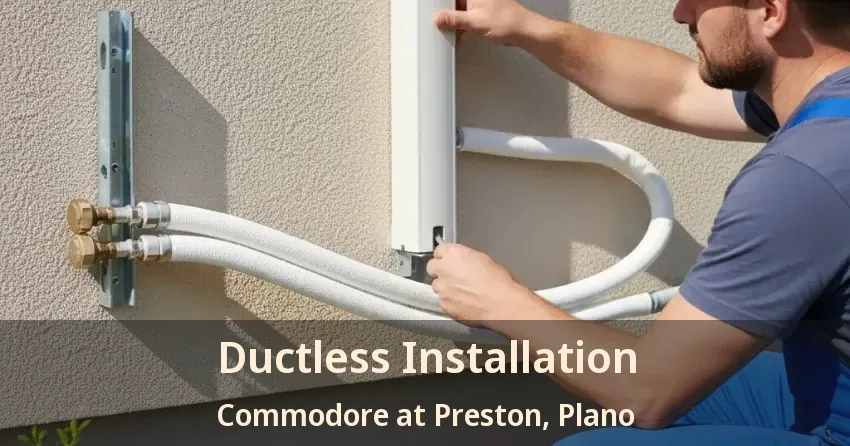 Ductless Installation Commodore at Preston, Plano - TX