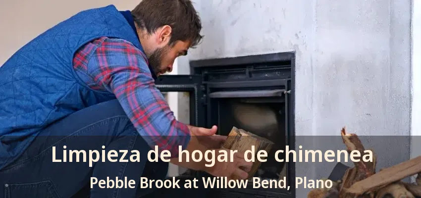 Limpieza de hogar de chimenea Pebble Brook at Willow Bend, Plano - TX