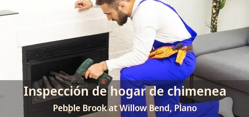 Inspección de hogar de chimenea Pebble Brook at Willow Bend, Plano - TX
