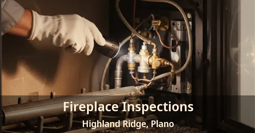 Fireplace Inspections Highland Ridge, Plano - TX
