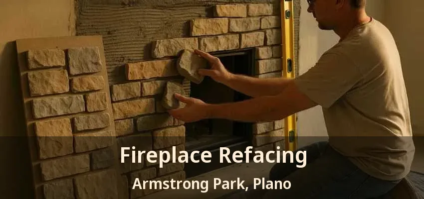 Fireplace Refacing Armstrong Park, Plano - TX Fireplace Refacing Armstrong Park, Plano - TX