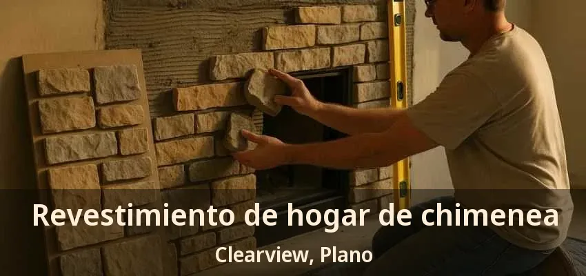Revestimiento de hogar de chimenea Clearview, Plano - TX