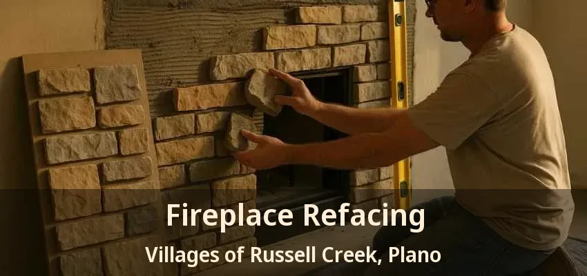 Fireplace Refacing Villages of Russell Creek, Plano - TX Fireplace Refacing Villages of Russell Creek, Plano - TX